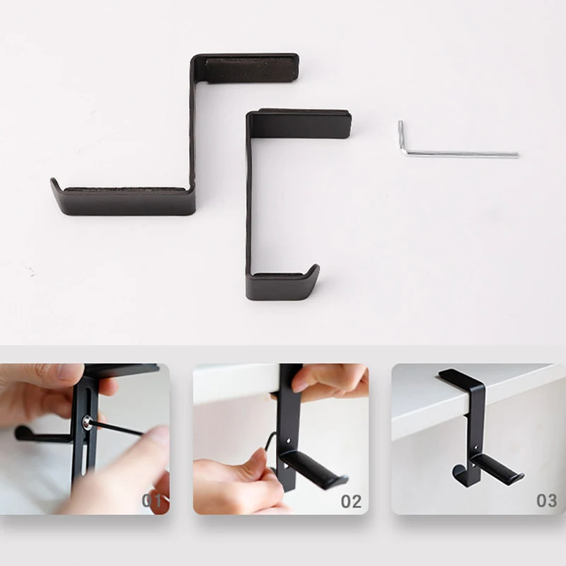 

Foldable Headphone Stand Hanger Table Holder Headset Bracket Space Save Mount LAD-sale