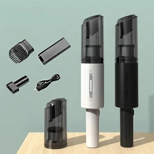 

Portable Car Vacuum Cleaner Wireless 6000pa/120W Handheld Vaccum Cleaner Wet and Dry For Car Home Desktop Cleaning