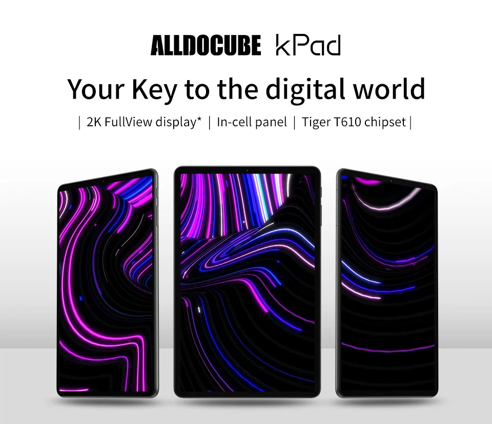 ALLDOCUBE kPad 10.4 inch 4GB RAM 64GB ROM Tablet PC Android 11 Unisoc T610 2K Screen 4G Lte PhoneTablets Tablet