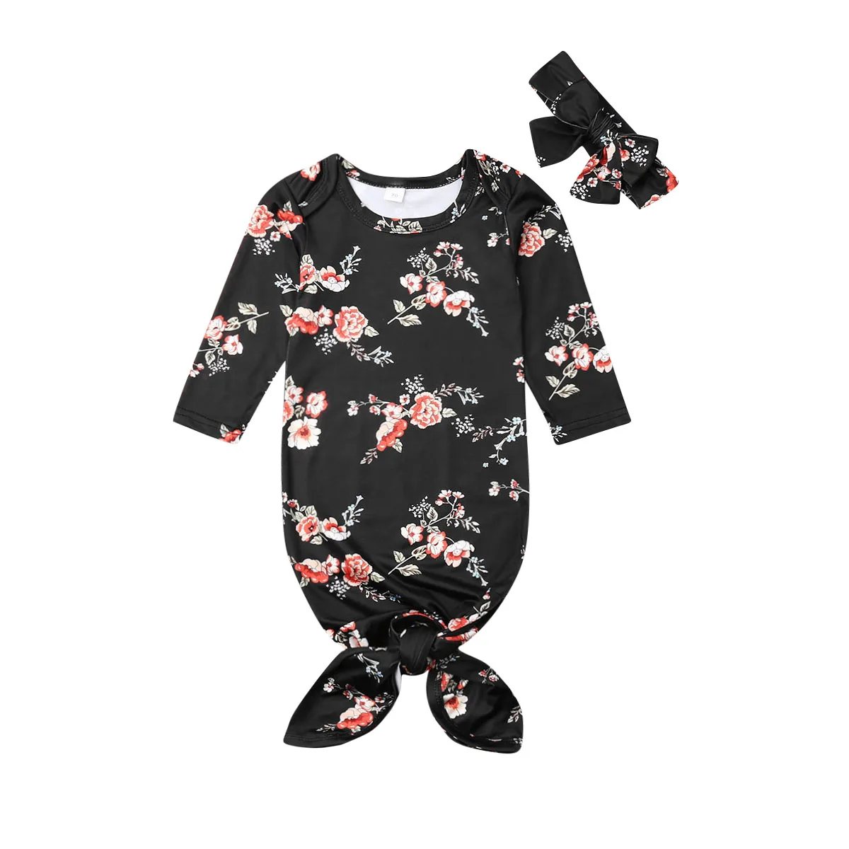 2019 новые спальные мешки для новорожденных мальчиков и девочек с цветочным рисунком пеленать для завёртывания для пеленания с повязкой на