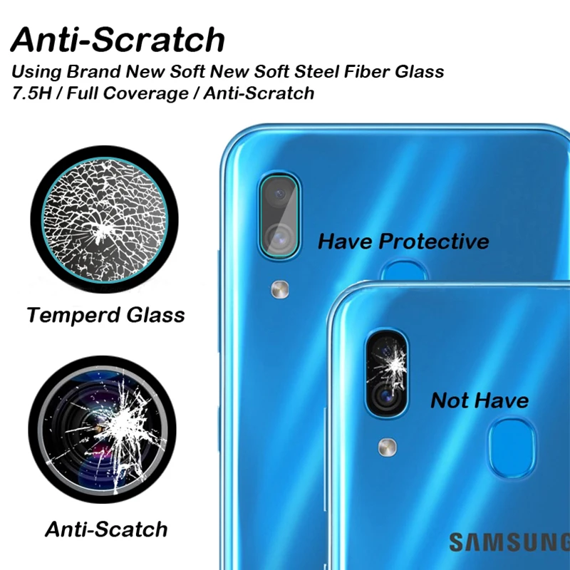 Protective Glass for Samsung A50 Tempered Glass for Samsung Galaxy A10 A20 A30 A40 A60 A70 A80 A90 A2 Core Lens Screen Protector