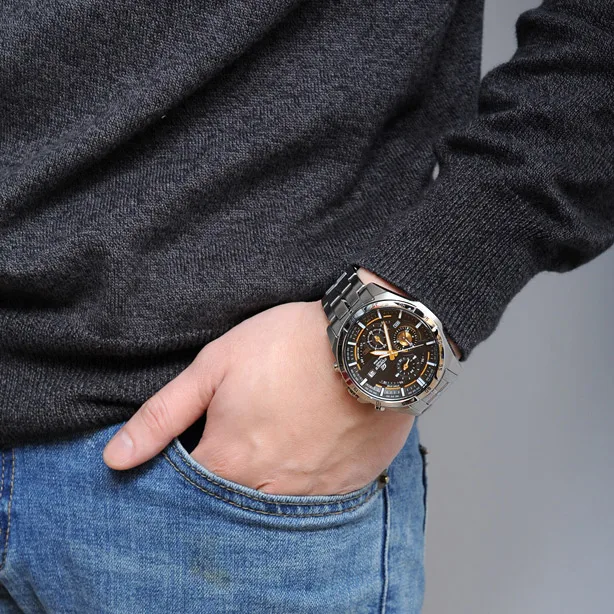 Casio efr-556d-1a men's sports wrist watch in stopwatch and date -  AliExpress Watches