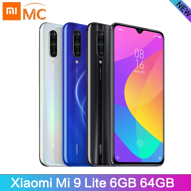 

In stock Xiaomi Mi9 Lite Snapdragon710 Octa Core 6GB 64GB Mobile Phone 6.39" AMOLED 48MP Camera 4030mAh Cellphone Global Version