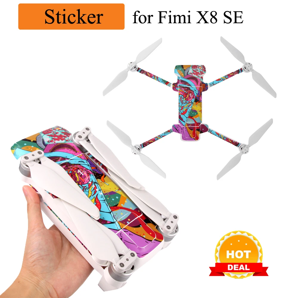 ПВХ водоотталкивающая наклейка для Fimi X8 SE Drone корпус оболочка защита наклейка на кожу чехол протектор для XIAOMI FIMI X8 SE Drone