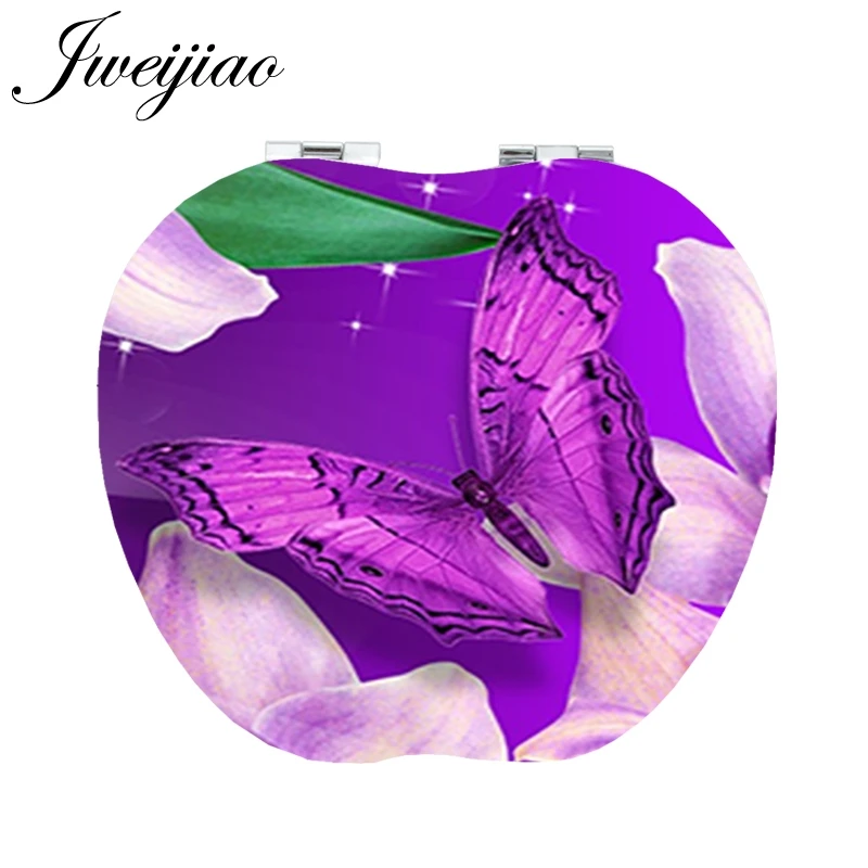 FQ281 JWEIJIAO dream Butterfly инструменты аксессуары в форме яблока зеркала модное карманное зеркало для женщин подарок на день рождения D1249 - Цвет: FQ281