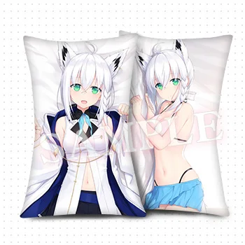 Аниме Moeyu Virtual YouTuber Shirakami Fubuki обнимающая подушка для тела чехол Обложка 2 способа