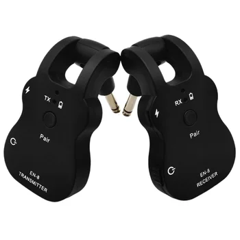 

UHF Plug And Play 20-20KHz Plastic 50M Audio Transmitter Receiver 280 Degree Rotation Low Noise Portable Wireless Guitar System