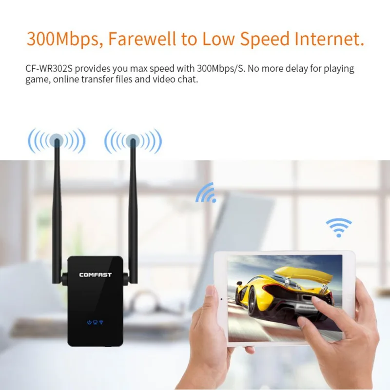 300 Мбит/с Wifi ретранслятор усилитель сигнала Wifi расширитель сигнала