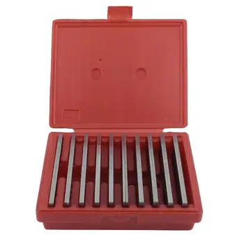 

New 10 Pair Hardened Parallels Tools 6" Long 1/8" Wide And 1/2 To 1-5/8 Thicken Steel High Precision Parallels Bar Set