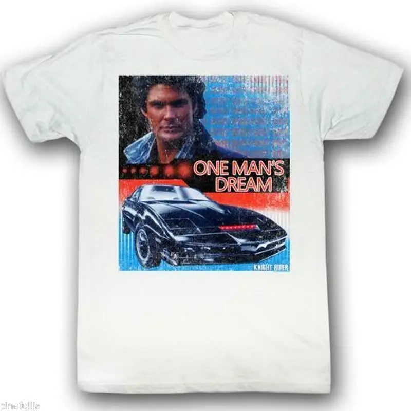 Футболка Knight Rider Kitt One Man Dream пуловер Herren Offiziel | Мужская одежда