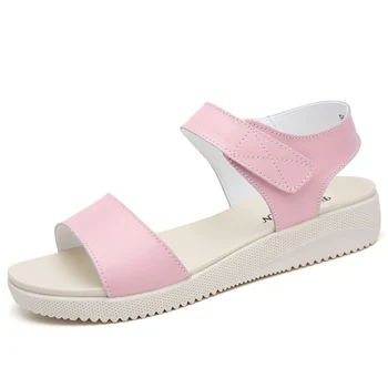 

Women Casual Shoes Fashion Flat Shoes Sandals 2020 Summer Newest Fashion Women's Sandals With Velcro