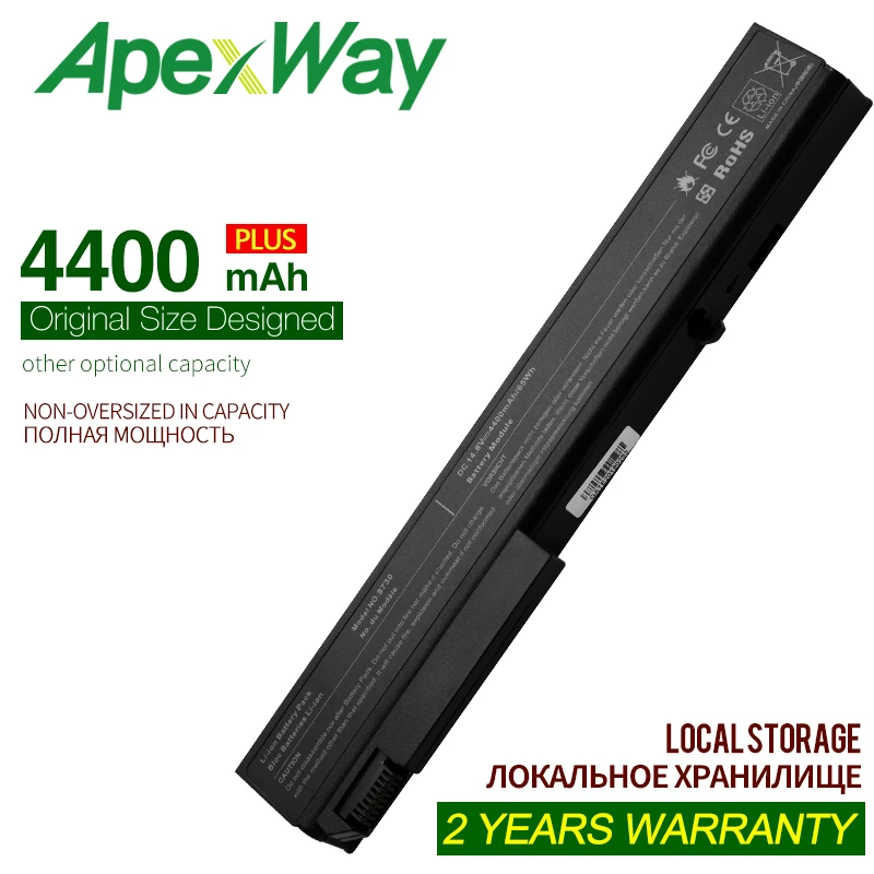 ApexWay для hp батареи EliteBook 8530p 8530w 8540p 8540w 8730p 8730w 8740w 484788-001 HSTNN-LB60 HSTNN-OB60 HSTNN-XB60 KU533AA |