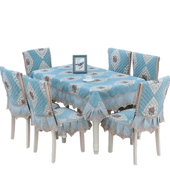 

Embroidered Table Cloth Decorative Tablecloth Set Wedding Dining Table Cover Printed Rectangle Tablecloth Table Cover For Home W