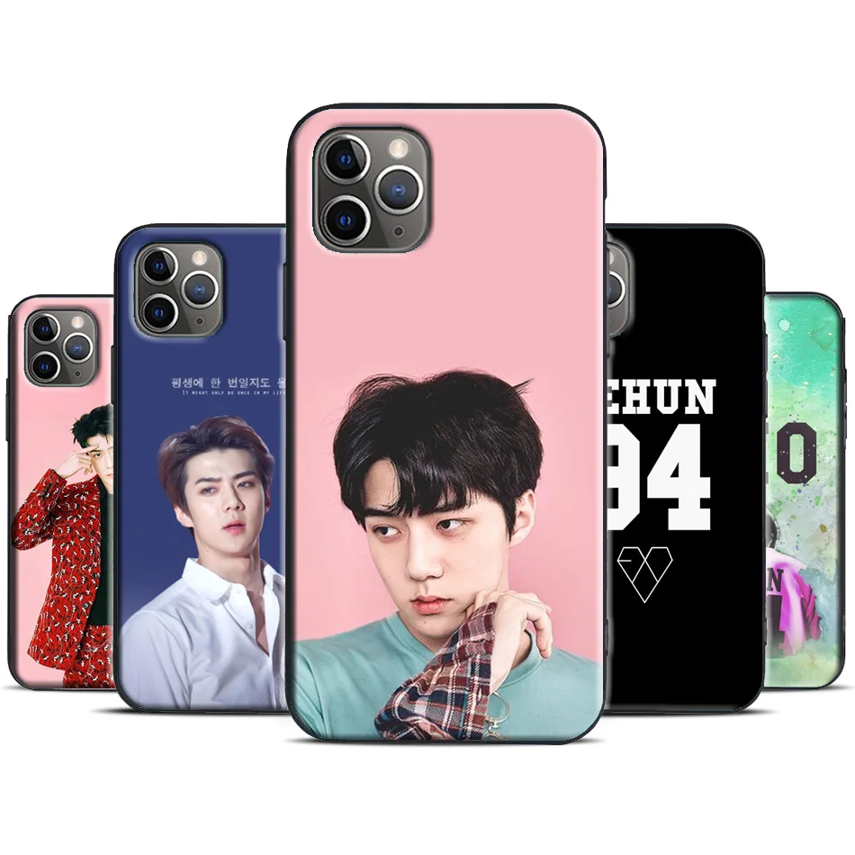 Чехол SEHUN EXO для iPhone XR X XS Max SE 2020 6S 8 7 Plus 12 13 mini 11 Pro | Мобильные телефоны и аксессуары