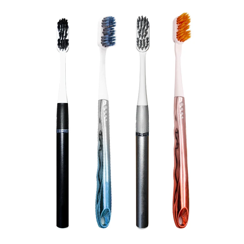 

Portable Manual Toothbrush Rotating Type Anti-bacterical Soft Bristles Deep Clean for Adult Gum Care Pasteurized Brushing