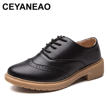 

CEYANEAO New Ladies Formal Wide Fit Shoes Woman Moccasin Shoes Women Lady Shoes Sneakers Female Genuine Leather Shoes Women Loaf
