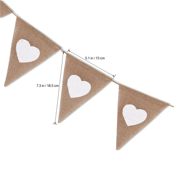 2018-13pcs-Jute-Fabric-Bunting-Banner-white-Heart-Flags-vintage-Wedding-Party-Burlap-Banners-Rustic-wedding (3)