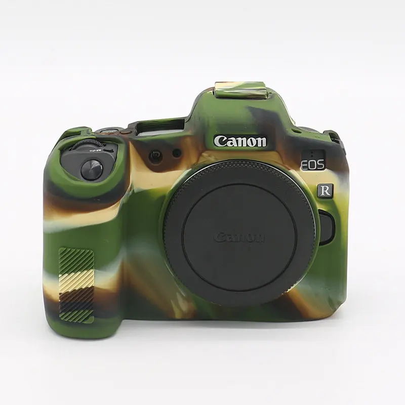 Silicone dslr câmera caso do corpo capa