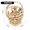 Robotime 84pcs Rotatable DIY 3D Starry Night Wooden Puzzle Game Assembly Music Box Toy Gift for Children Kids Adult AMK51 ► Photo 3/4