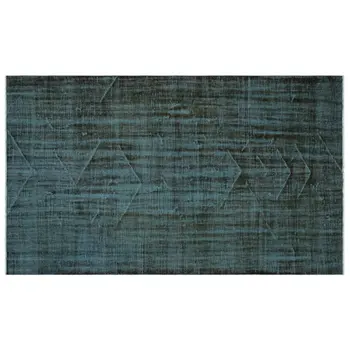 

Handmade Turquoise Vintage Overdyed Turkish Area Rug 179x300 Cm-5'10''X9'10''