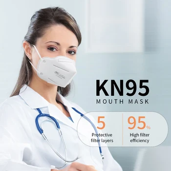 

kn95 masks disposable dust-proof and breathable industrial dust Face Protective Mask PM2.5 masks portable