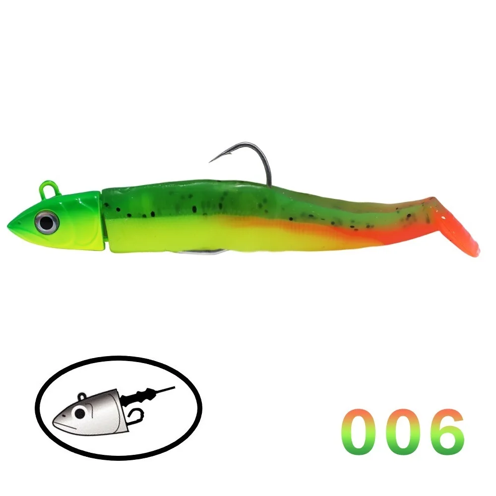 006 Hunthouse черный minnow вес головки 40g 60 90 г 120 на всю длину туловища на высоком каблуке 11 см, 12,5 см 13,5 см 15,5 см - Цвет: 006