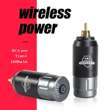 Татуировка ракета мини беспроводной источник питания Rca разъем татуировки питания для татуировки роторный мотор ручка машины