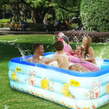 

Inflatable Swimming Pool Thick Three-layer Paddling Pool For Kids Adult Inflable Spa Sauna Banheira Banheira Inflavel