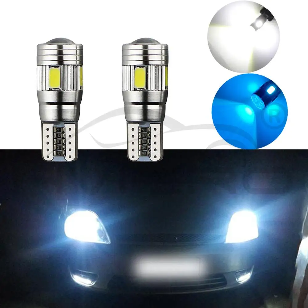 10X светодиодный внутренние ксеноновые Белый Синий Желтый CANBUS 6SMD 5630 объектив