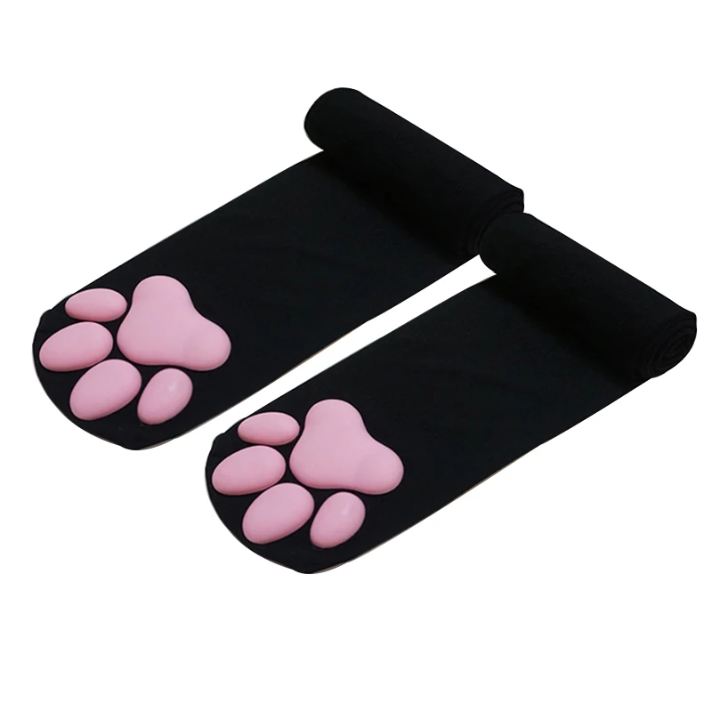 Cosplay&ware Over Knee Kawaii 3d Cat Pad Kitten Paw Socks Girl Lolita Cosplay Velvet Leggings Overknee Thigh High Long Stockings 60cm -Zentai shop online Ha07907406104431191460bb89c6563f6C.jpg
