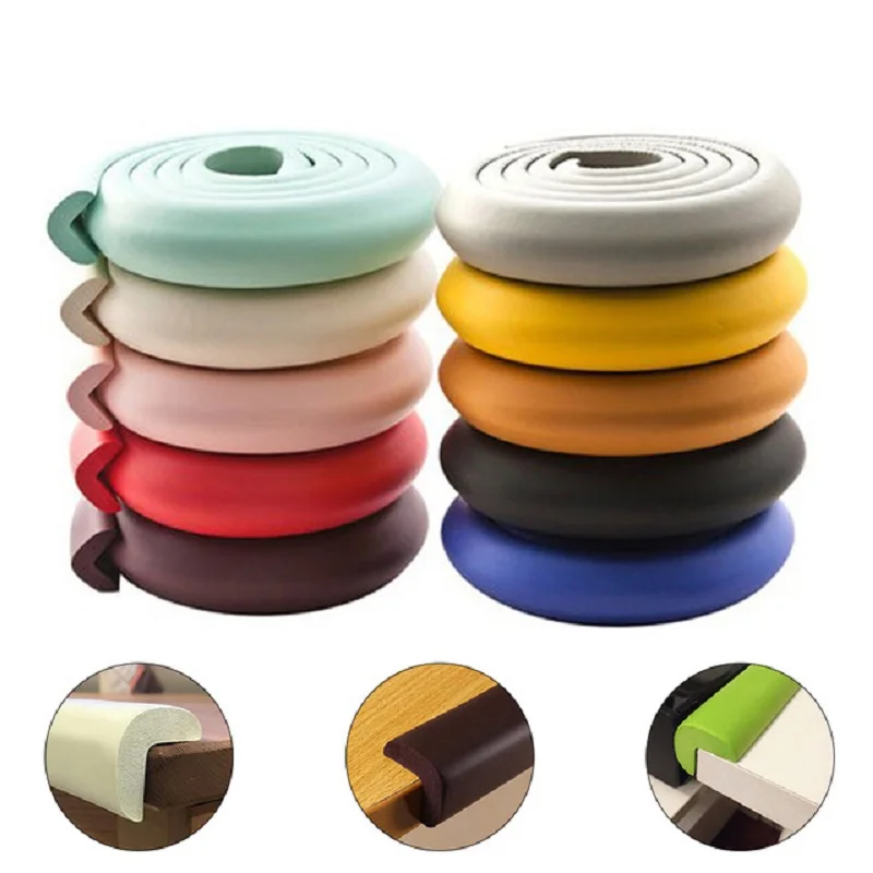 

2M Baby Safety Table Desk Edge Guard Strip Home Cushion Guard Strip Safe Protection Children Bar Strip Soft Thick Corner Guards