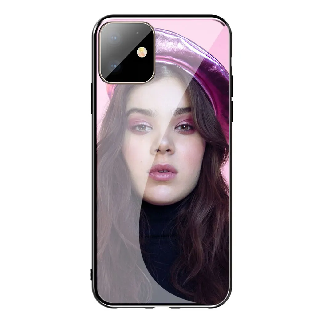 Hailee Steinfeld сексуальный чехол из закаленного стекла для телефона для Apple iPhone 11 Pro XS Max XR X 8 7 6S Plus 5S SE - Цвет: TG10