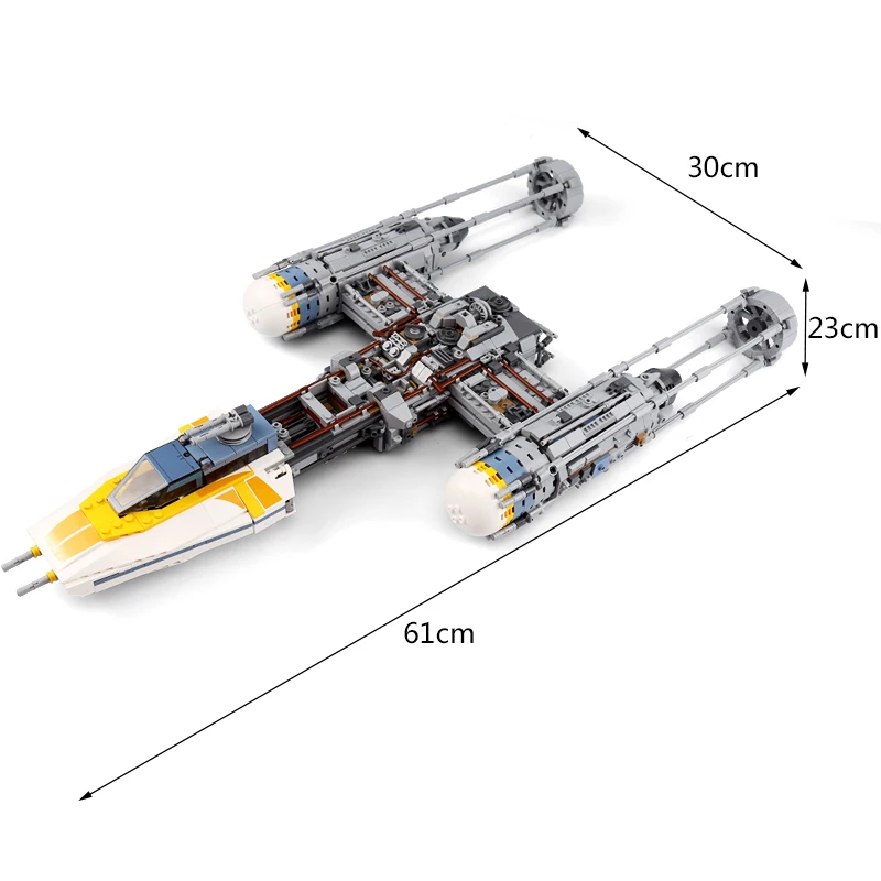 Star 05143 военные игрушки, совместимые с 75181 Y-истребитель, набор строительных блоков, кирпичи, игрушки для детей, подарки на день рождения для мальчиков