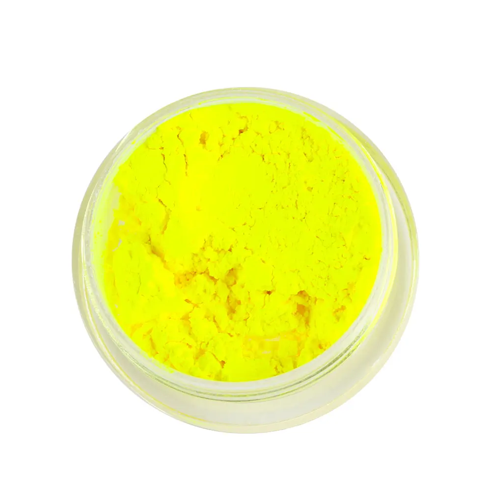 Yellow Горячая 1 шт. неоновый свободный порошок пигментированные тени для век матовый минеральный Spangle порошок для ногтей макияж мерцающий блеск Тени для век макияж глаз - Цвет: Yellow
