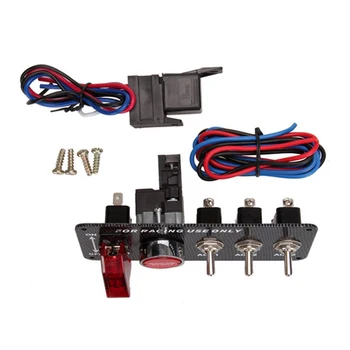

Aluminum Race Car Ignition Accessory Engine Start Push Button Switch Panel