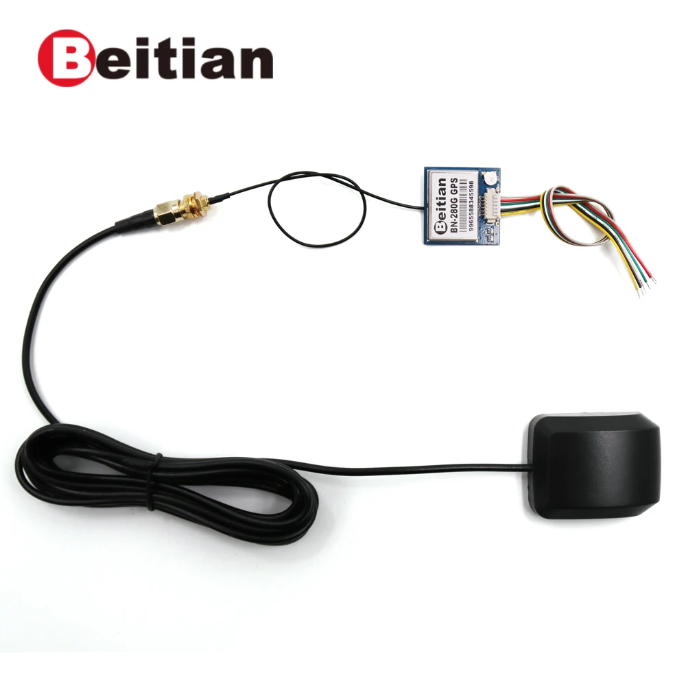 Gps-модуль BEITIAN UART TTL уровень ГЛОНАСС с внешней GPS-антенной GLONASS флэш-память BN-280G |