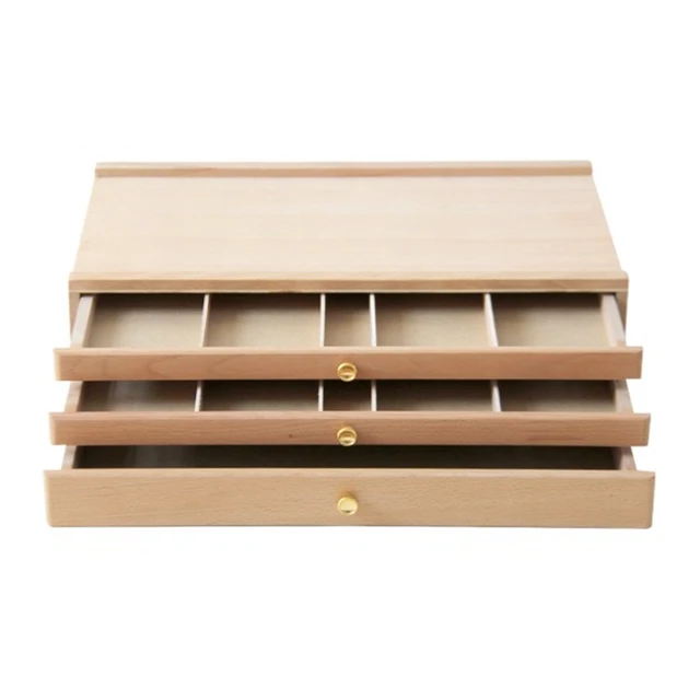 Pen Vencer 5 Drawer Wood Art Storage Box for Pencil Pastel Marker Set VAO-003 4336937495