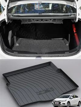 

Puou Non-Slip Waterproof For Chevrolet Cruze 2015-19 Mat Rear Trunk Liner Cargo Floor Tray Carpet Guard Protector Car Accessorie