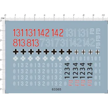 

Decals Stickers for 1/35 Scale WWII German Tank Model Number Decal 63365 DIY Model Kits
