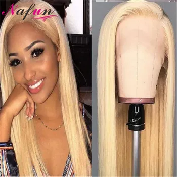 

Lace Front Human Hair Wigs Brazilian Straight Human Hair Extension 613 Blond Lace Front Wigs For Women Non-Remy 4x4 Lace Wig