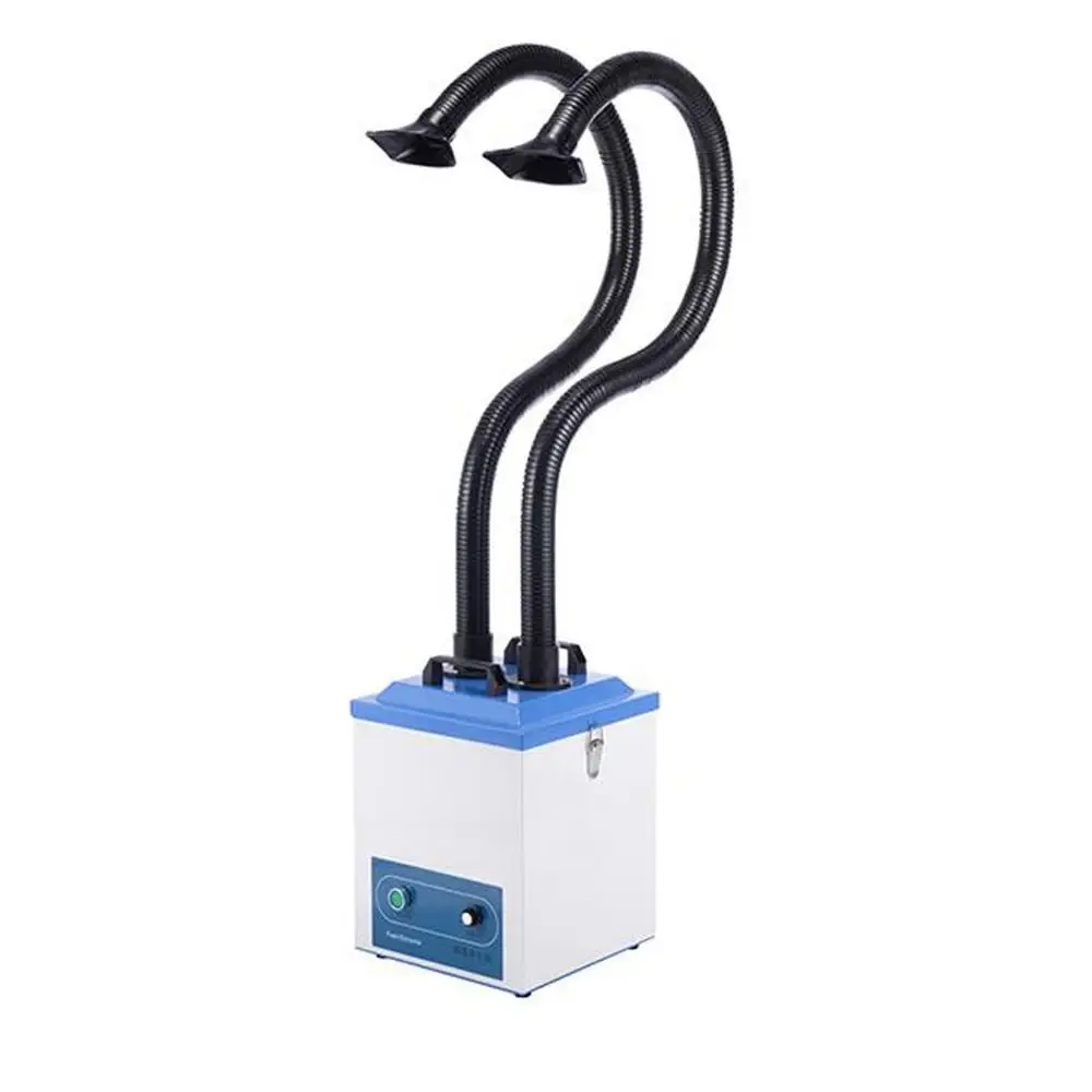  Knob Adjustment Single Channel Double Channel Soldering Dust Purifier Smoke Cleaner Absorber Chemic