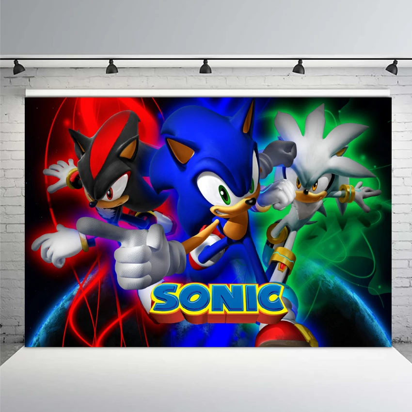 

Neoback Background Photography Sonic The Hedgehog Miles Prower Rose Custom Photo Studio Background Backdrop Vinyl