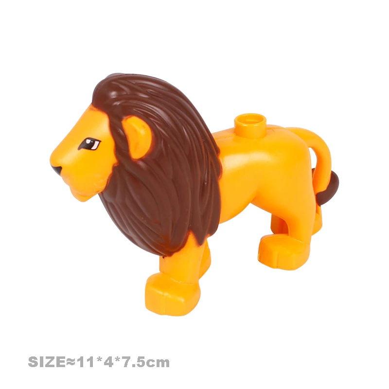 Large Farm Animal Building Block Set - Educational Assembly Toys
