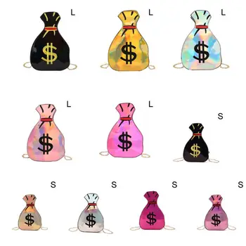 

Women Girl 3D Dollar Hologram PU Leather Handbag Shoulder Messenger Crossbody Bag Satchel Tote Purse