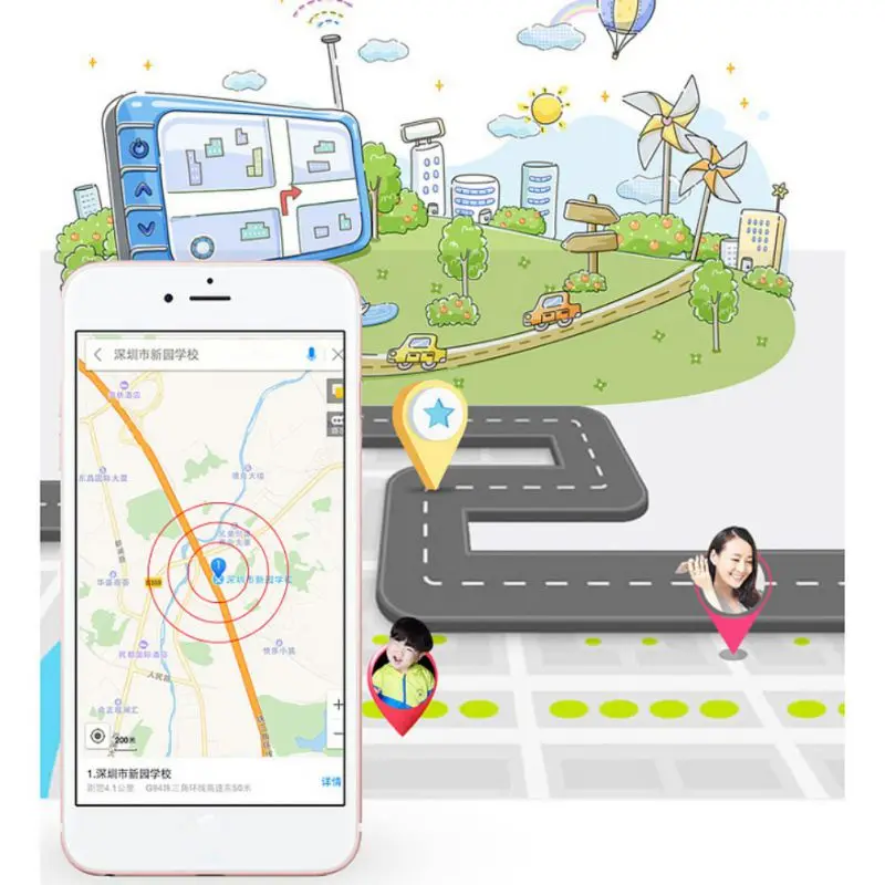 Y21G Детские Смарт-часы Bluetooth дети вызова часы с gps-трекером gps LBS водонепроницаемый