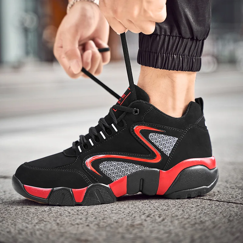 new men and women flat shoes sports shoes plus velvet hiking shoes fashion fitness shoes solid color shoes for the elderly 36-45