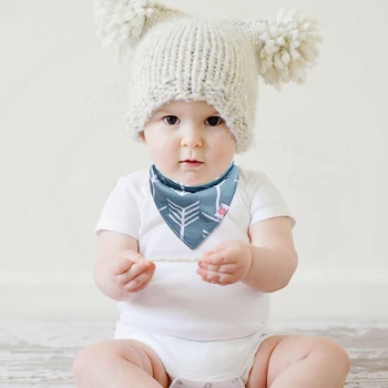 

10Pcs/Lot Newborn Baby Boys Girls Bibs Cartoon Pattern Cotton Baby Saliva Towel Bandanas Double Layer Children Feeding Bibs