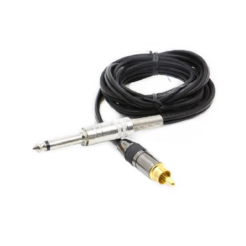 

1pcs RCA Silicone tattoo Clip Cord Tattoo Supplies Black Rubber Silicone Tattoo Clip Cord For Tattoo Machine Free Shipping