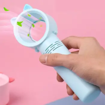 

Mini Handheld Bladeless Fan USB Charging Cute Cartoon Air Conditioning Blower Fans Summer Personal Bladeless Silent Fan