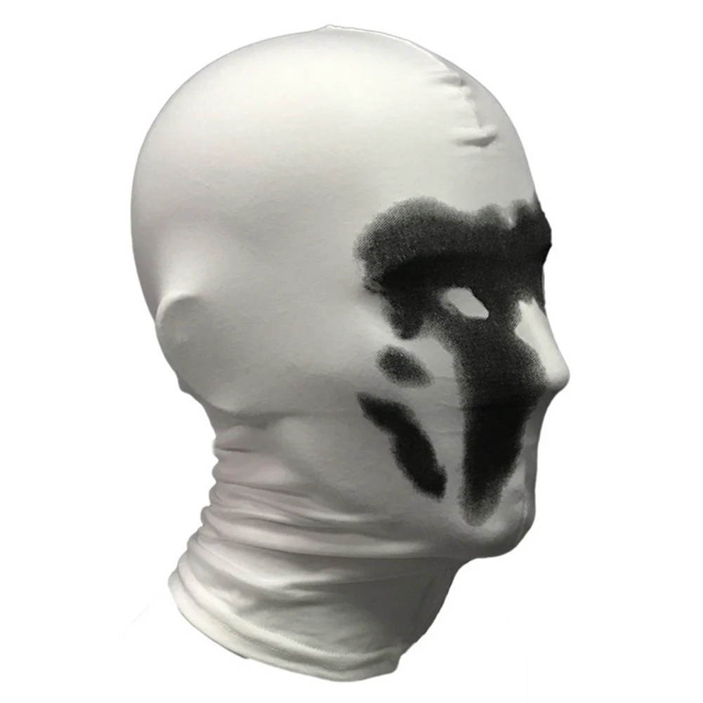 Watchmen Rorschach костюмная маска косплей на все лицо забавные комиксы Хэллоуин